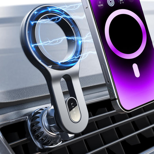 LISEN for iPhone 17 Pro Max Car Mount MagSafe Car Mount, Air Vent Phone Holder Car [Strong Magnetic] Hands Free Cell Phone Holder Strong Clip Car Accessories fit iPhone 16 15 14 13 Pro Plus Max - Medaid International