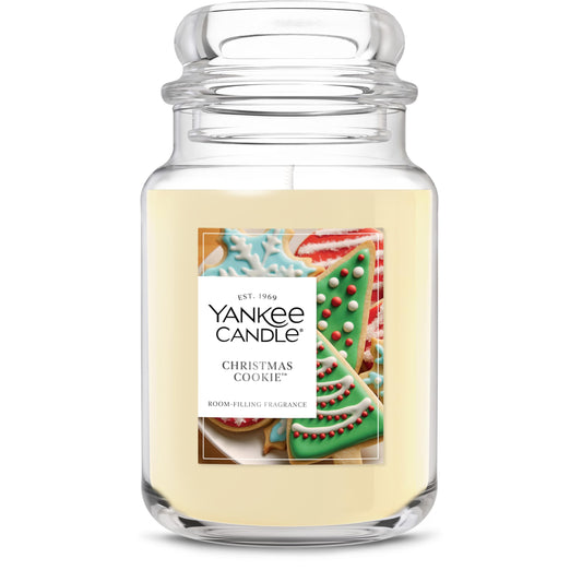 Yankee Candle Christmas Cookie Scented Candle, 22oz Large Jar with up to 150 Hour Burn Time, Giftable, Holidays - Medaid International