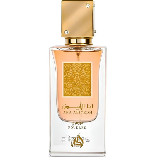 Lattafa Ana Abiyedh Poudree for Women Eau de Parfum Spray, 2.04 Ounce / 60 Ml - Medaid International