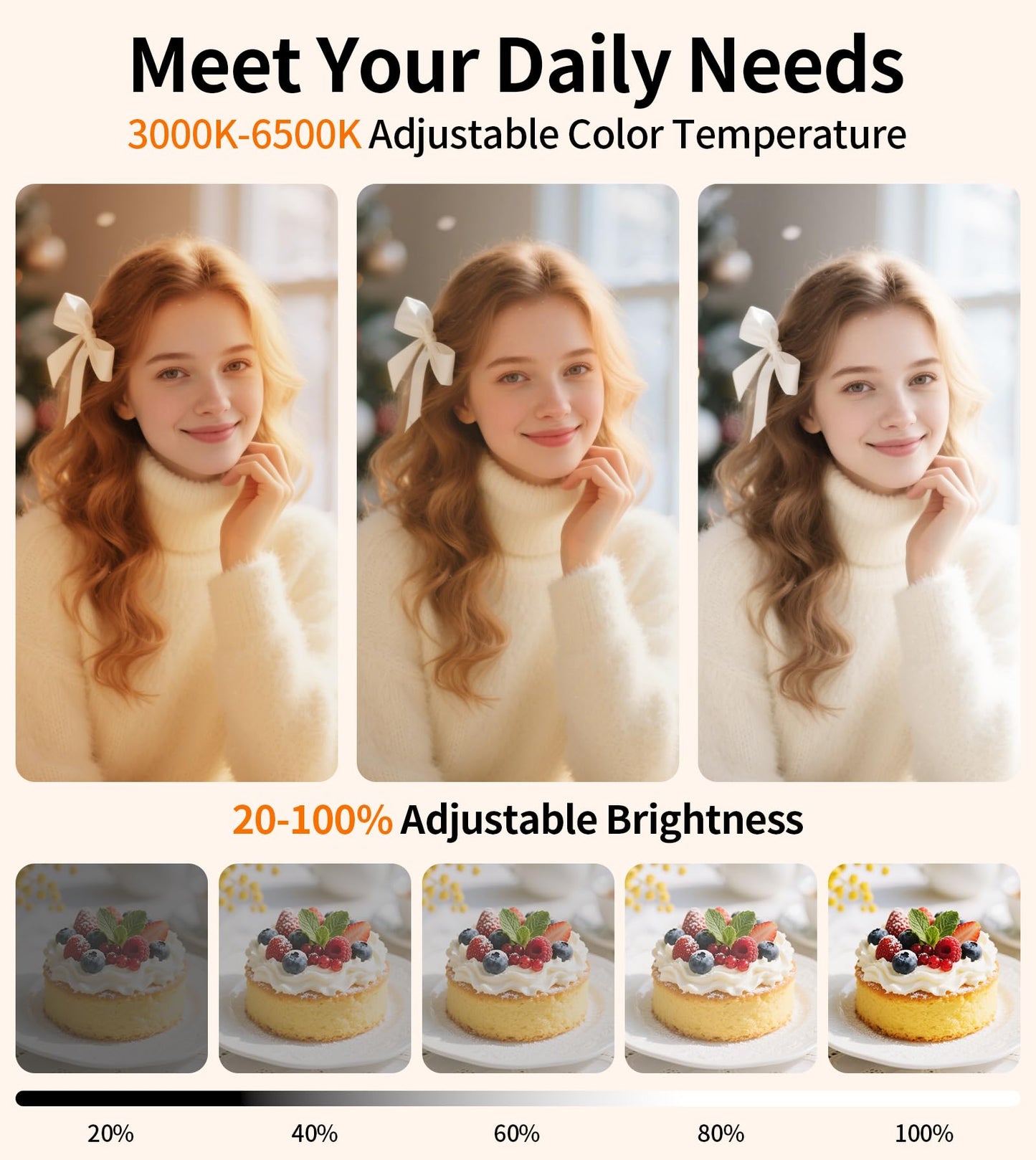 TONEOF 173cm Magnetic Mobile Phone Tripie with Light, 360° Rotating Selfie Stick Tripod, Mobile Phone Tripod with Metal Ring and Remote Control, Video Kit Compatible with iPhone and Android - Medaid International