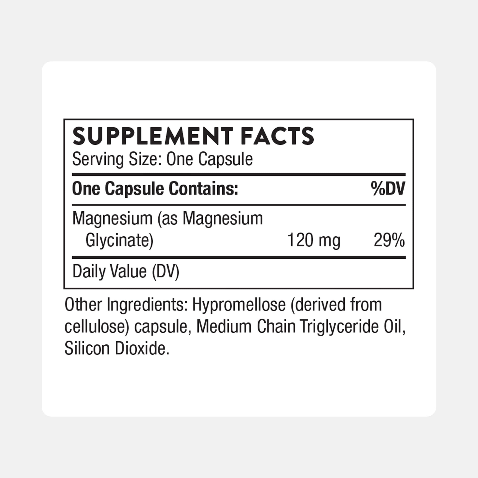 THORNE - Magnesium Glycinate - Supports Restful Sleep, Muscle Relaxation, Heart Health & Metabolism* - Chelated Magnesium Capsules - 90 Servings - Medaid International