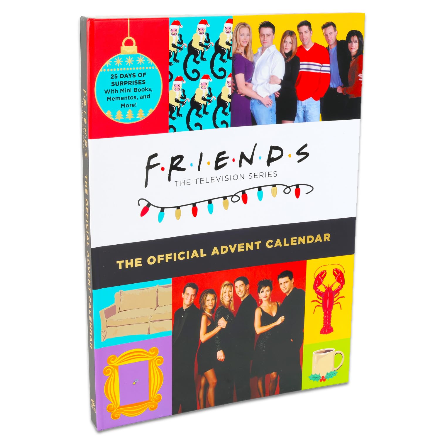 Friends 2025 Advent Calendar Countdown to Christmas - 25 Day Calendar with TV Show Trinkets and Prizes Featuring Monica, Rachel, Joey, More - Medaid International