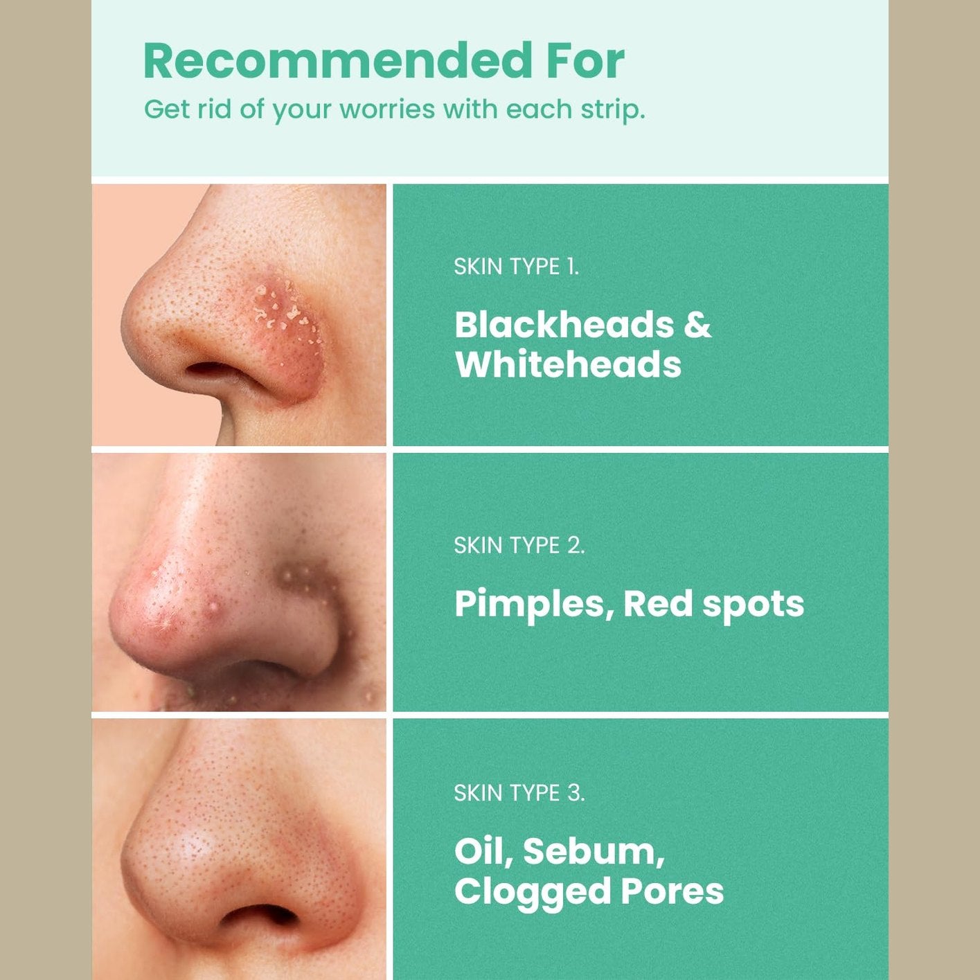 GLAM UP Spotless Nose Patch Hydrocolloid Coverage for Nose Pores, Zits and Oil - Overnight Strong Waterproof to Absorb Blackheads & Pimple Nose Gunk, and Calm with Tea Tree (12 Patches) - Medaid International