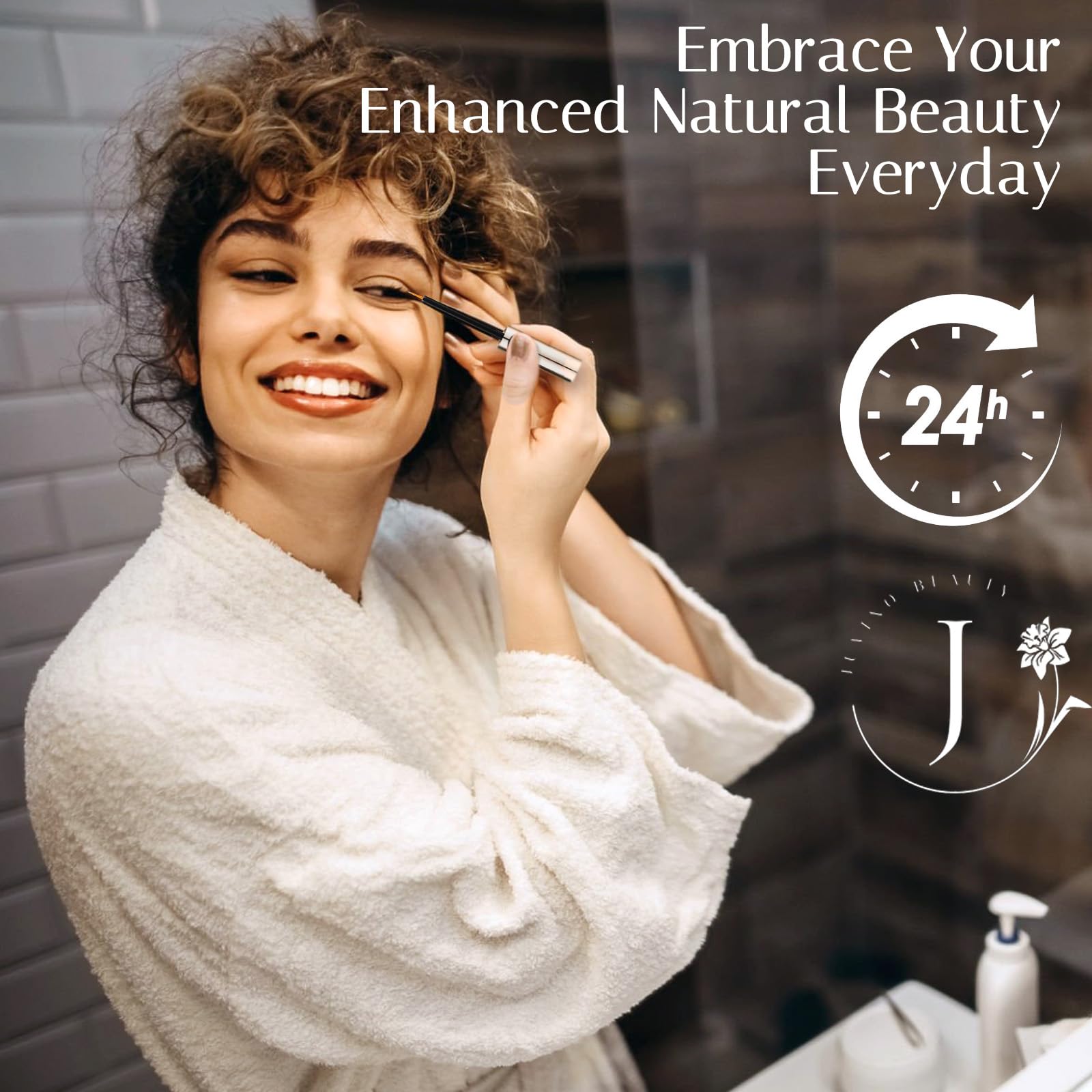 Eyelash Growth Serum for Lash Enhancing: 5ml Natural Power Booster Formula – Advanced Enhancer for Thicker, Longer Lashes – Gentle and Vegan (0.1 Fl Oz (Pack of 1), Unscented) - Medaid International