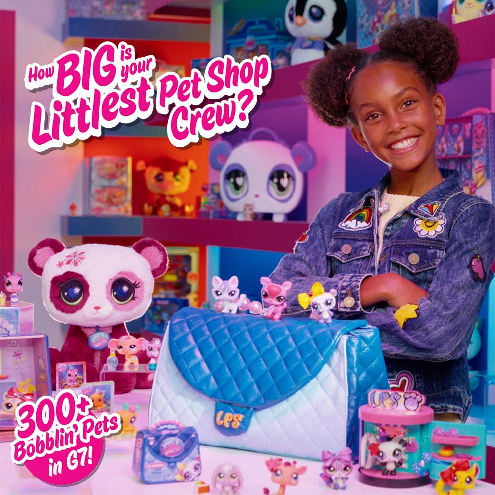Littlest Pet Shop - Deluxe Holiday Calendar - Series 4 Advent Calendar -Gen 7 Authentic LPS Bobble Head Toy Figure, Collectible Toy Animal, Ages 4+ - Medaid International