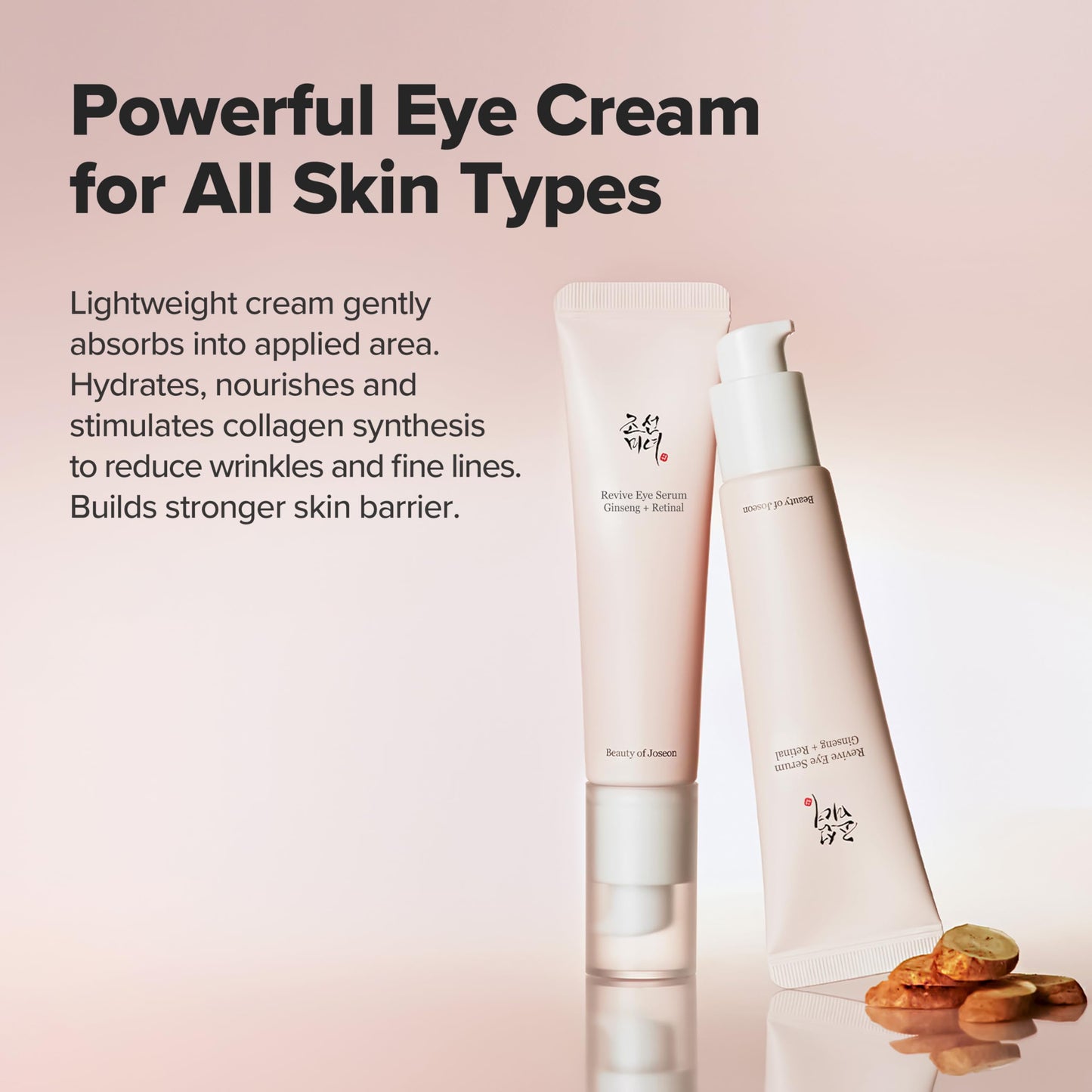 Beauty of Joseon Revive Eye Serum with Retinal Niacinamide Correction for Puffy Eye Bags Fine Lines Dark Circles Wrinkles, Korean Skin Care 30ml, 1 fl.oz - Medaid International