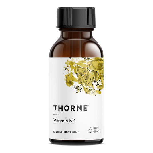 THORNE - Vitamin K2 Liquid (1 mg per Drop) - Concentrated Vitamin K2 Supplement for Heart and Bone Support* - 1 Fl Oz - Medaid International