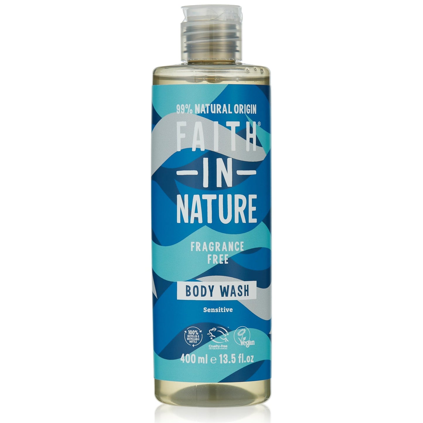 Faith in Nature Fragrance Free Shower Gel & Foam Bath 400ml - Medaid International