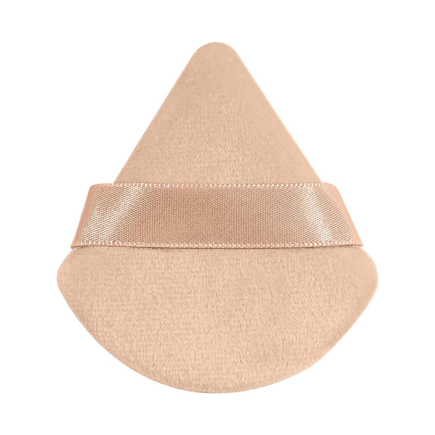 6 Pcs Powder Puff Face Soft Triangle Makeup Puff Velour Makeup Sponge Beauty Blender for Loose Powder - Skin color - Medaid International