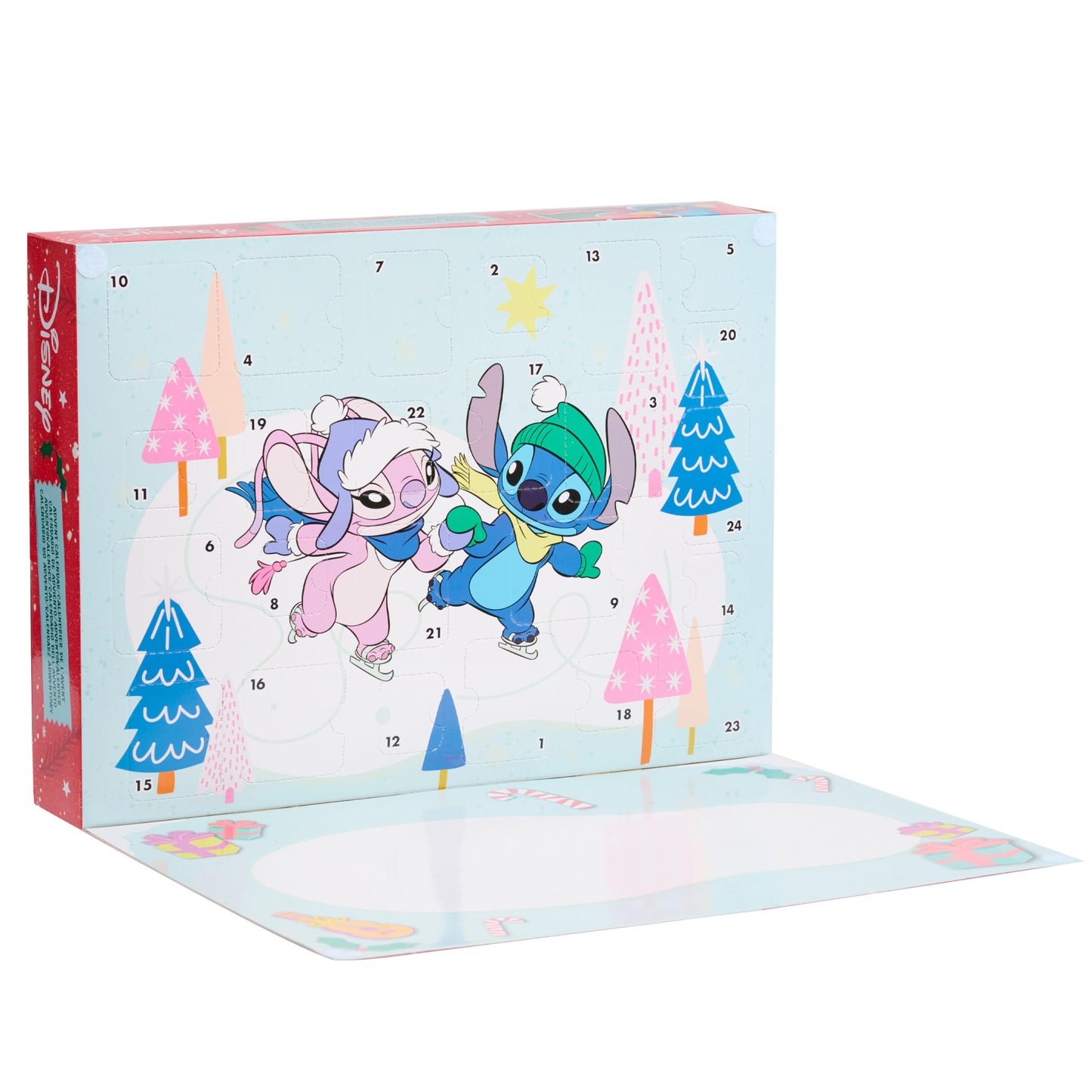 Disney Stitch Advent Calendar, 24 Total Holiday Surprises, Christmas Countdown Calendar - Medaid International