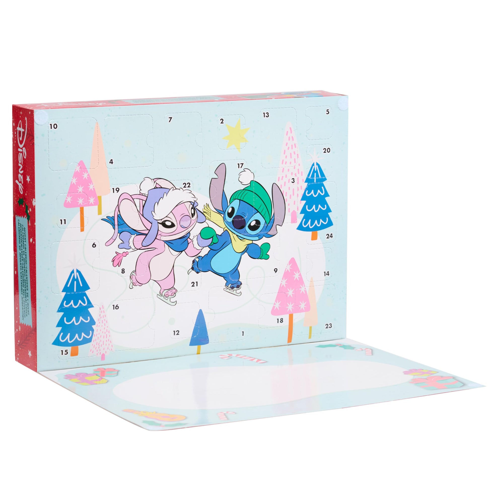 Disney Stitch Advent Calendar, 24 Total Holiday Surprises, Christmas Countdown Calendar - Medaid International