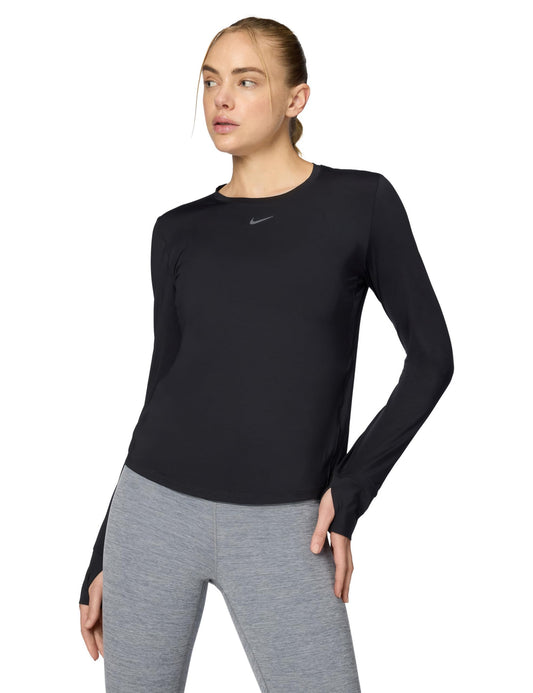 Nike Women's One Classic Dri-Fit Long-Sleeve Top, Black, Large - Medaid International