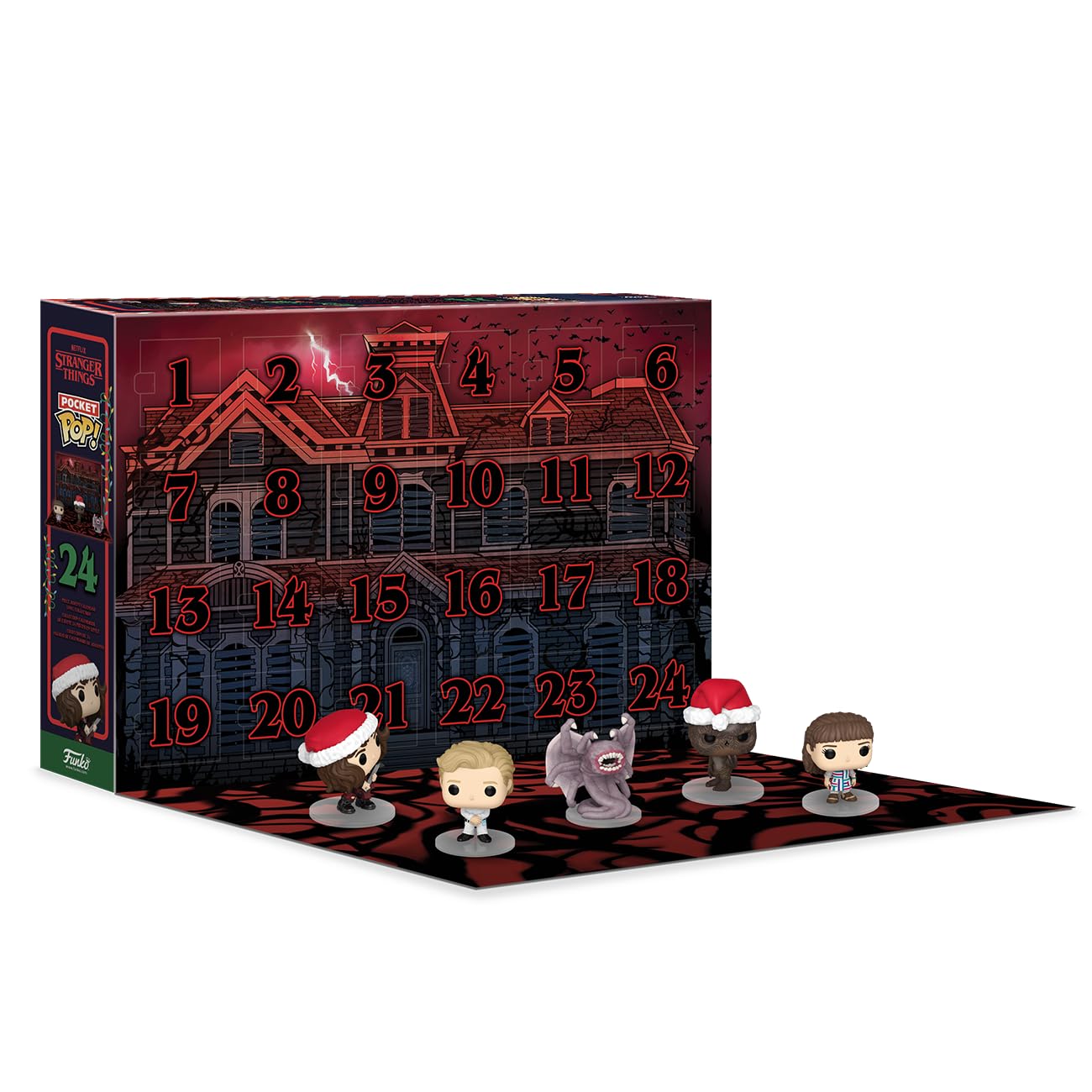 Funko Pop! Advent Calendar: Stranger Things - Vecna - 24 Days of Surprises - Collectible Vinyl Mini Figures - Mystery Box - Gift Idea - Holiday Present for Kids - Christmas Countdown - Medaid International