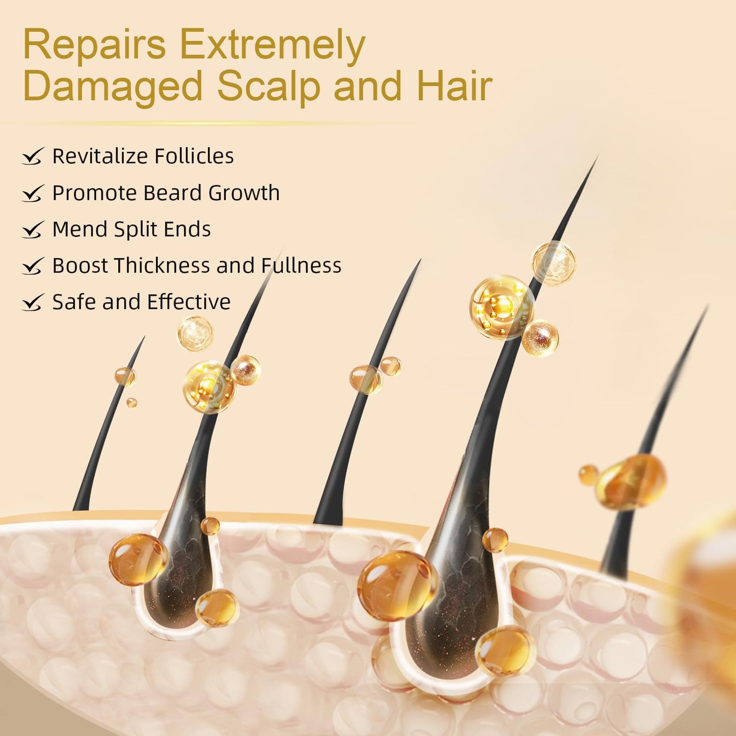 5% Minoxidil for Women Hair Growth - Hair Regrowth Treatment for Men and Women - Minoxidil Hair Growth Serum for Fuller, Thicker Hair - Medaid International