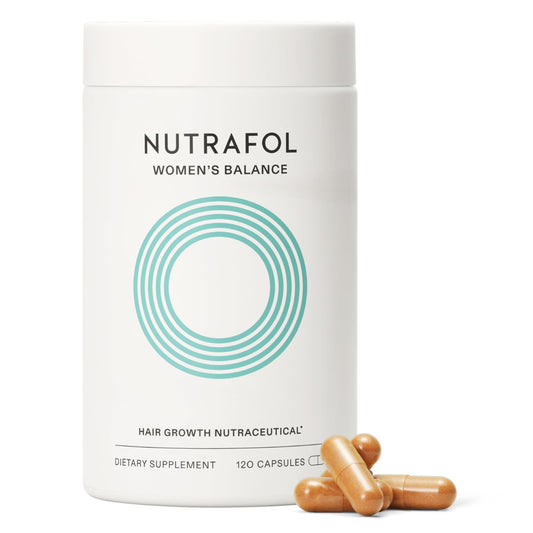 Nutrafol Women's Balance Hair Growth Supplements, Ages 45 and Up, Clinically Proven for Visibly Thicker Hair and Scalp Coverage, Dermatologist Recommended - 1 Month Supply - Medaid International