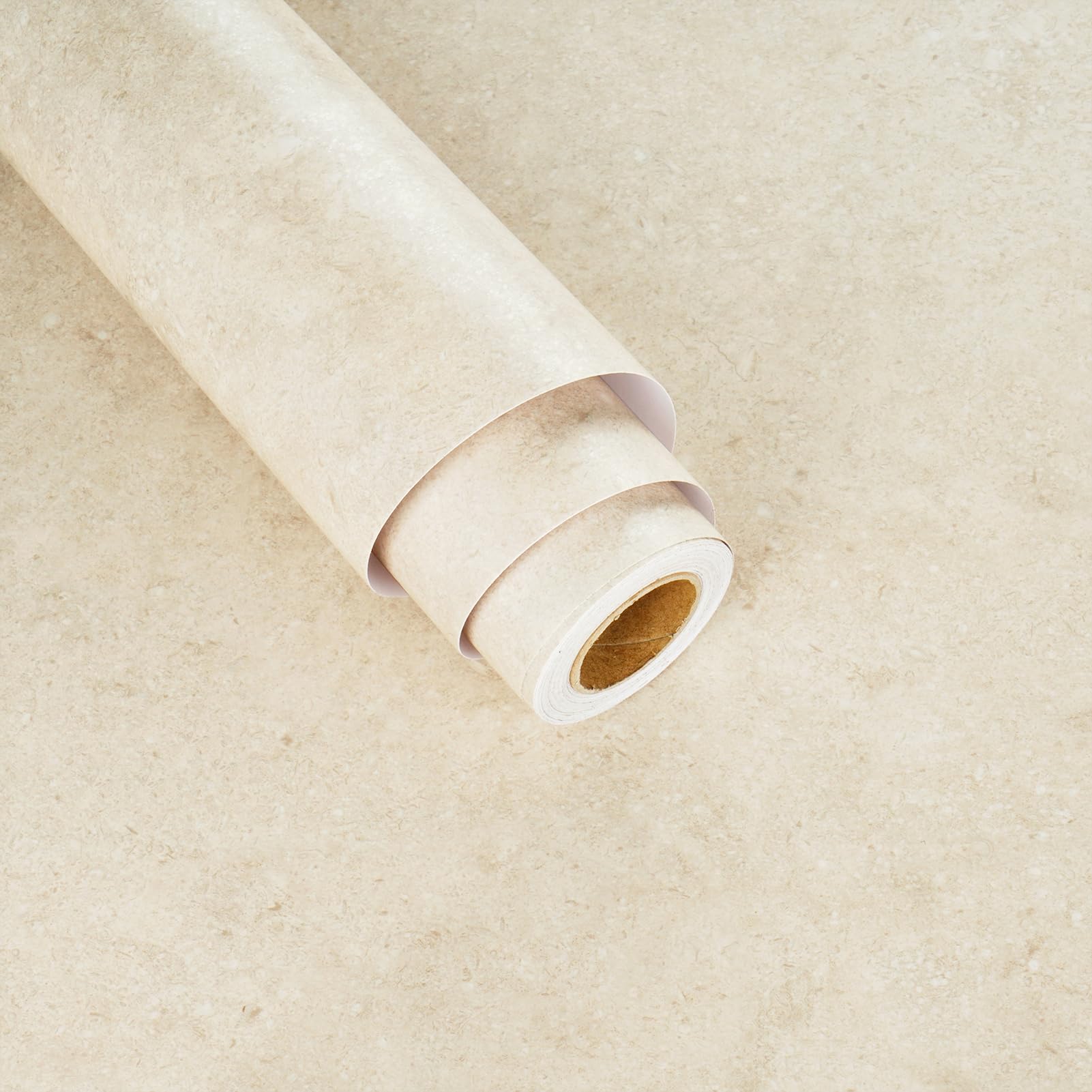 Wallderful Matte Beige Granite Wallpaper Peel and Stick Countertops Marble Contact Paper for Kitchen Bathroom Waterproof Self Adhesive Granite Vinyl Countertop Covers Backsplash Walls Film 15.75"x78" - Medaid International