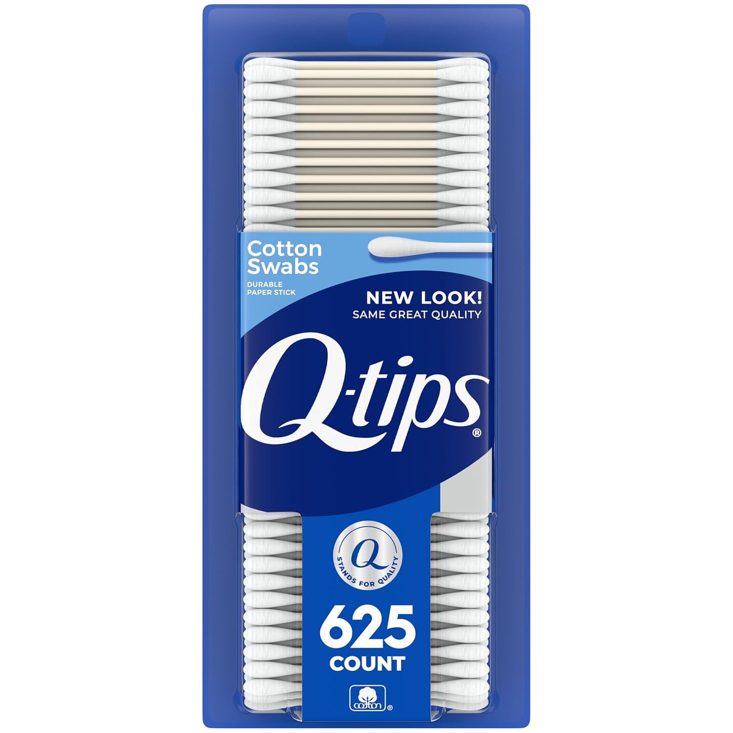 Q-tips Cotton Swabs For Hygiene and Beauty Care Original Cotton Swab Made With 100% Cotton 625 Count - Medaid