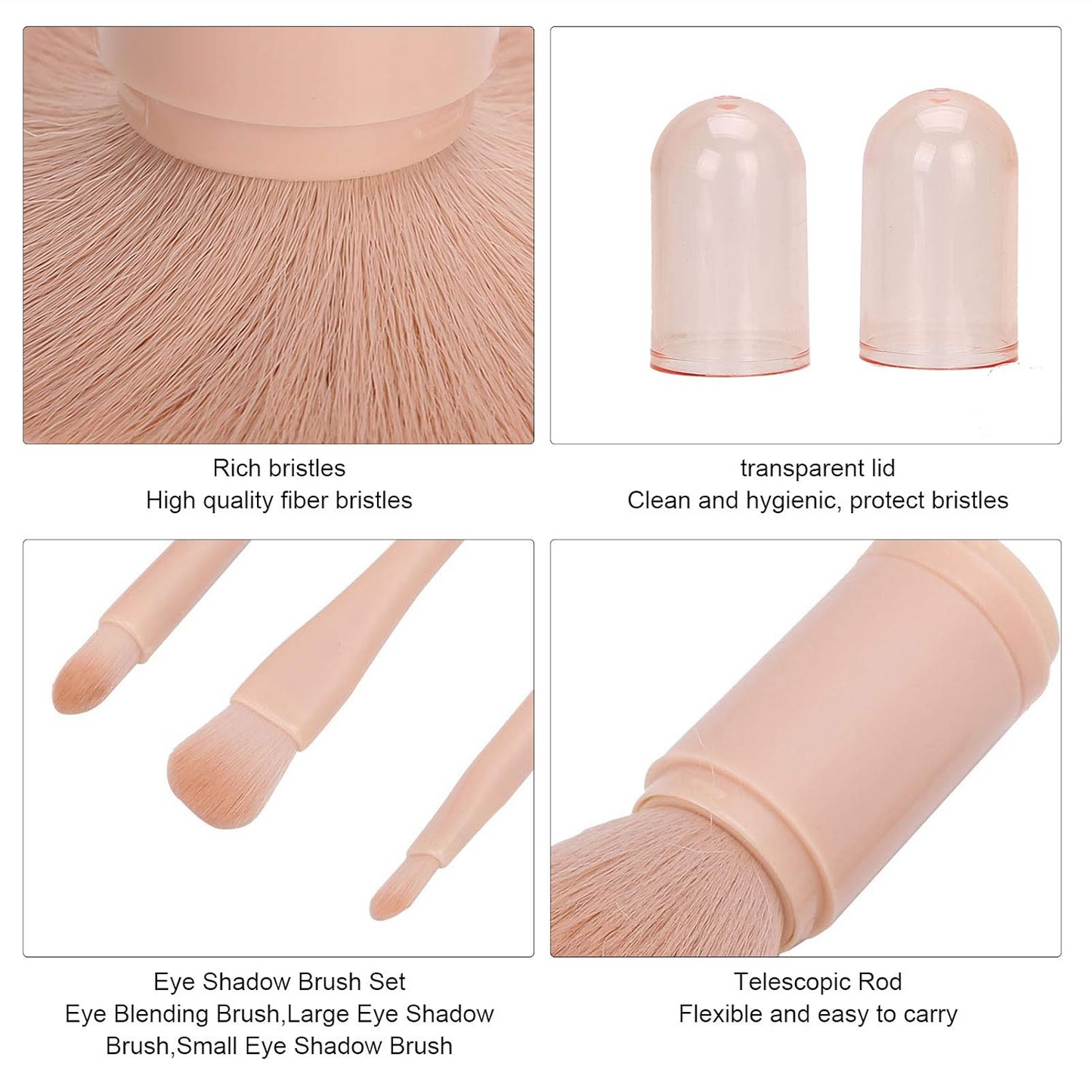 4-in-1 Portable Makeup Brush Set - Medaid International