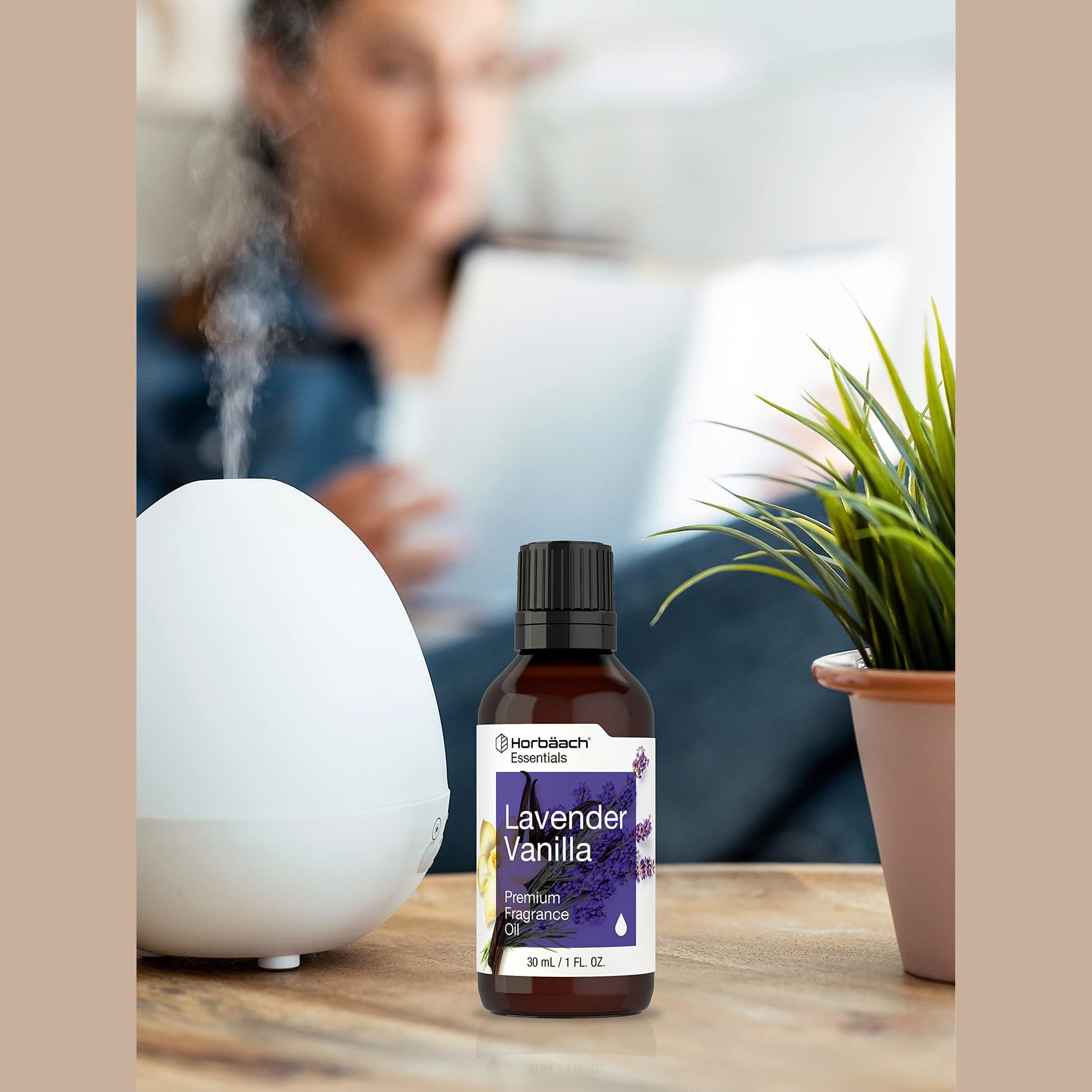 Horbäach Lavender Vanilla Fragrance Oil | 1 fl oz (30ml) | Premium Grade | for Diffusers, Candle and Soap Making, DIY Projects & More - Medaid International