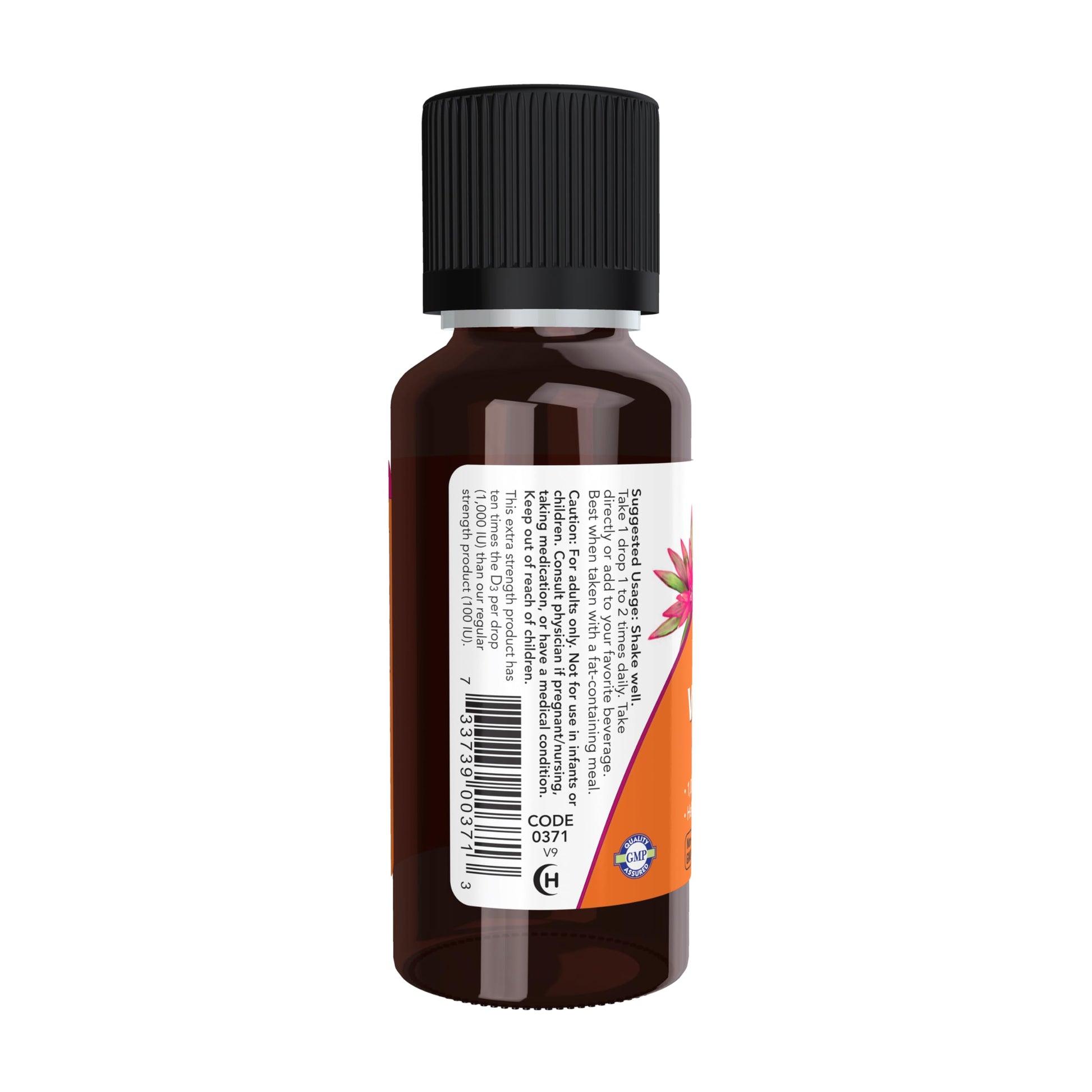 NOW Foods Supplements, Liquid Vitamin D-3, Extra Strength, Structural Support*, 1-Ounce - Medaid International