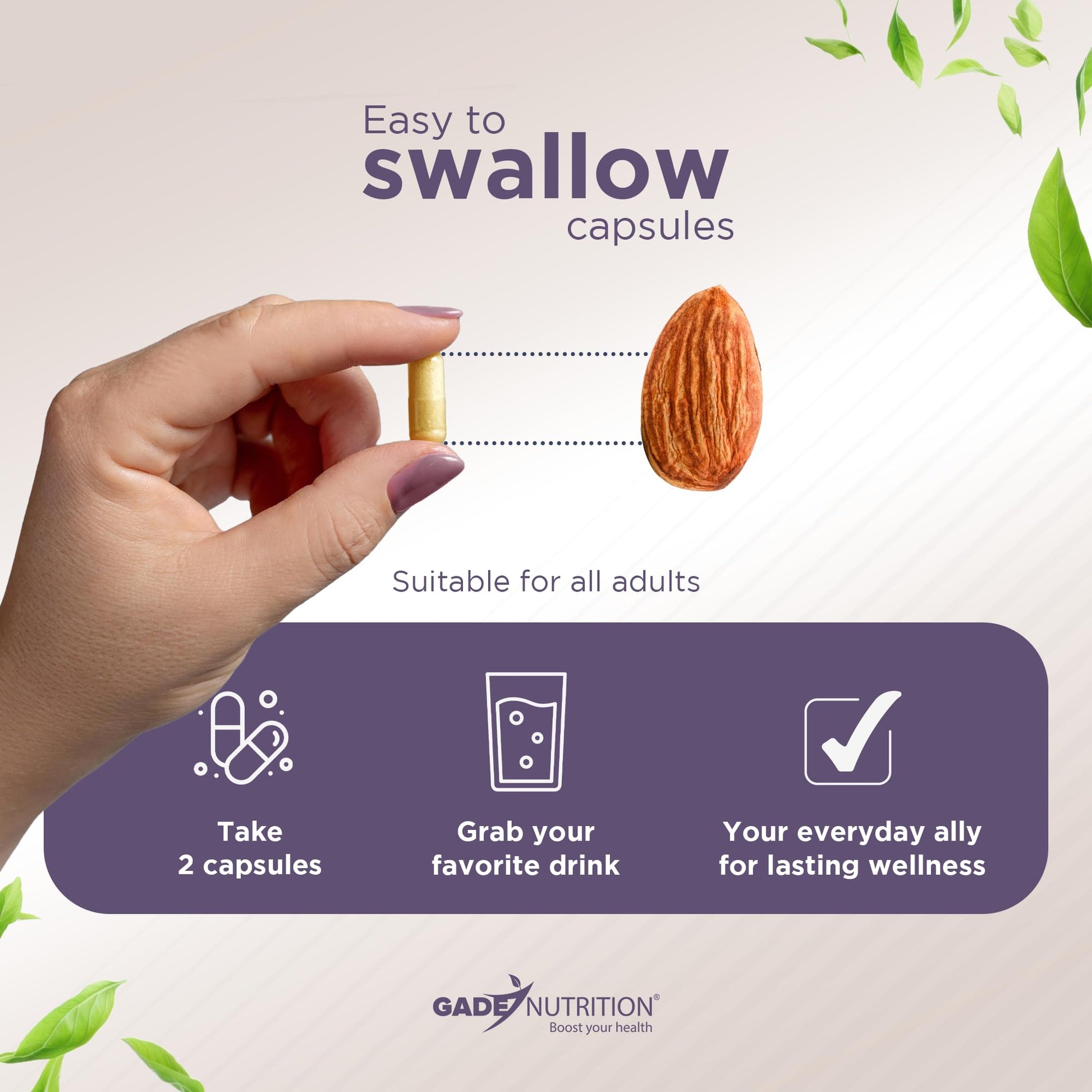 Gade Nutrition Quercetin with Bromelain & Elderberry | Quercetin with Vitamin C and Zinc | Zinc Quercetin 500mg with Vitamin D3 | Daily Immune Support Supplement - 2 Months Supply - Medaid International