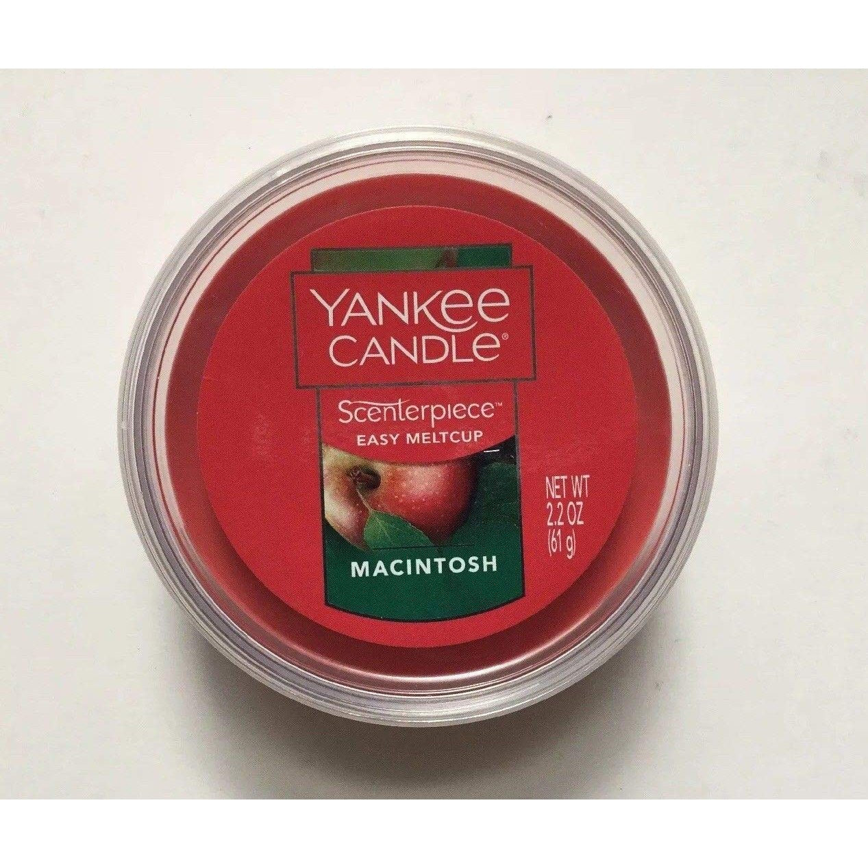 Yankee Candle 2 Units of Macintosh Scenterpiece Easy Meltcup Wax Melt Cup (NET WT 2.2 OZ | 61g Each) - Medaid International
