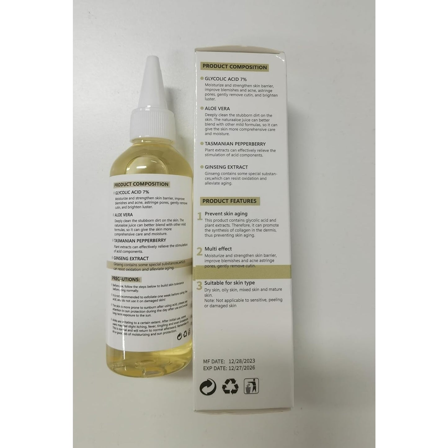 Glycolic Acid 7% Toning Resurfacing Solution - Medaid