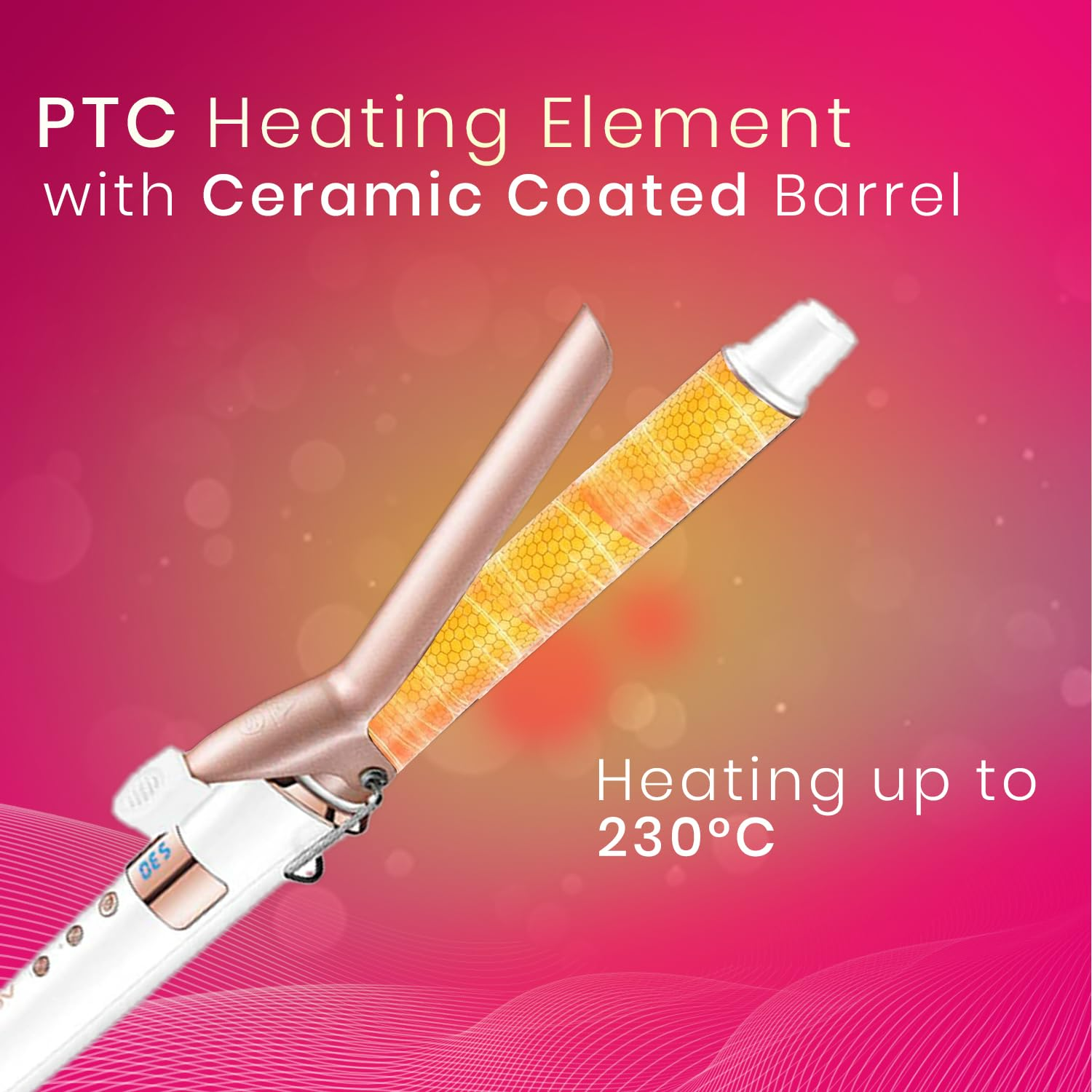 VGR Professional Hair Curling Iron Wand V578 - Medaid International