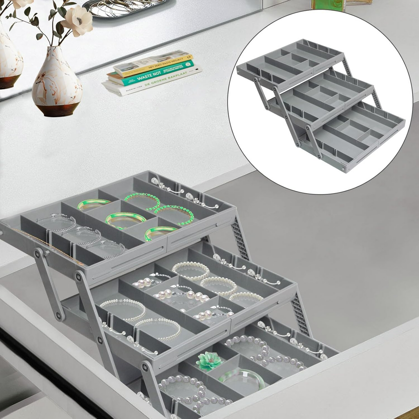 Expandable Multi Layer Storage Tray - Medaid International