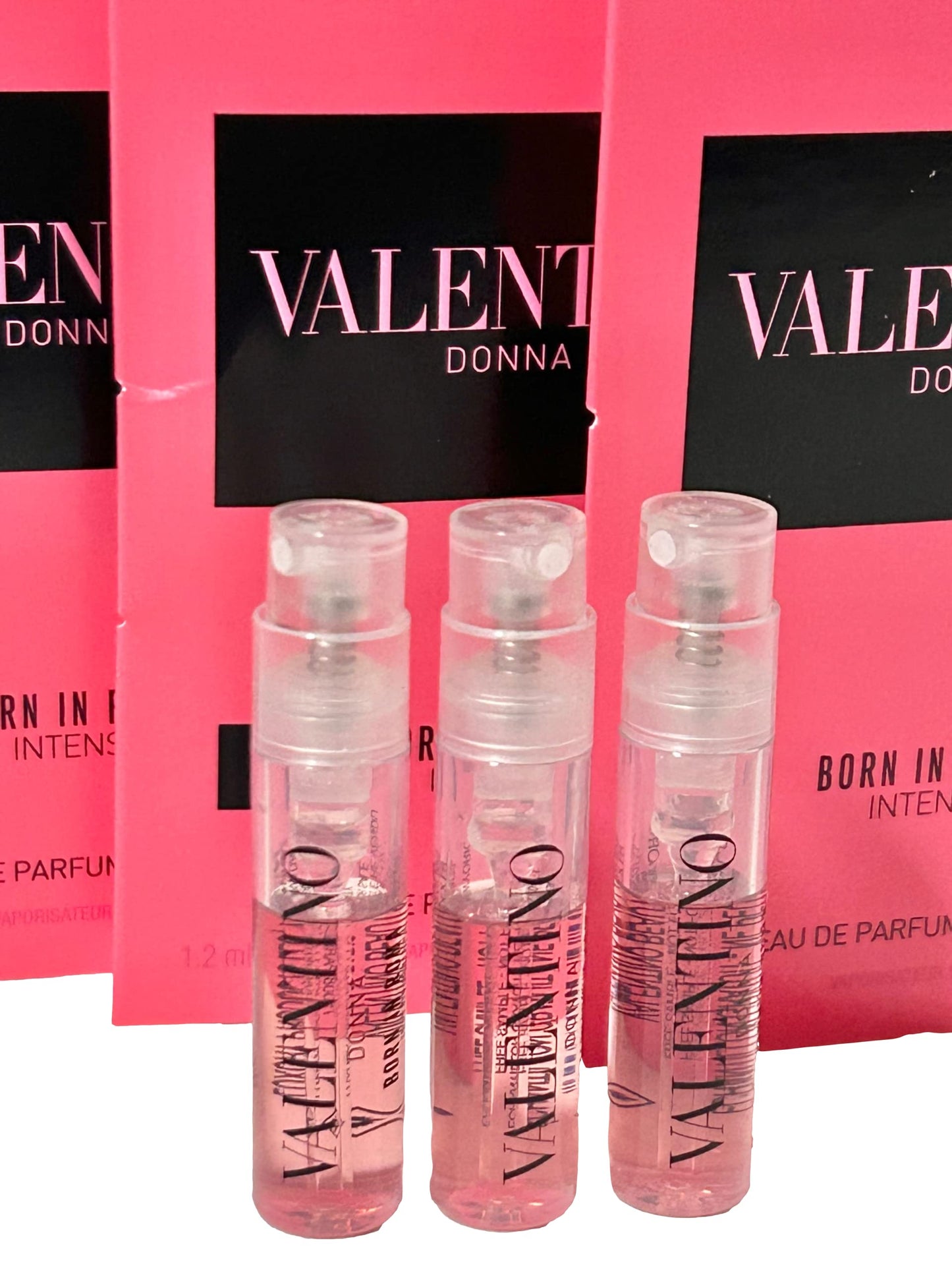 Valentino Born in Roma INTENSE EDP Sample WOMEN Spray Partially filled Mini SMALL Perfume SET OF 3 - Medaid International