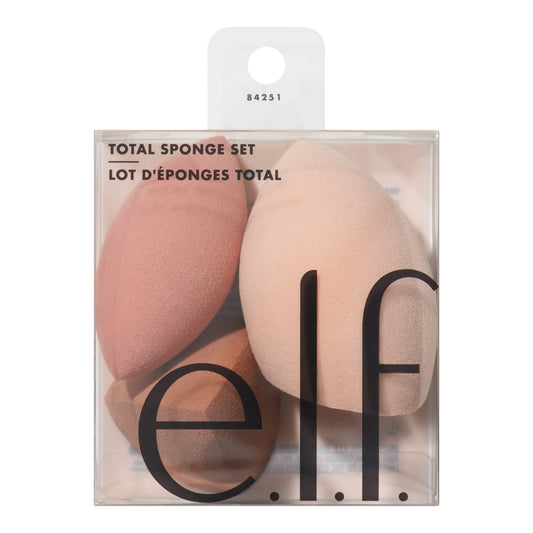 e.l.f. Total Sponge Set, Multi-use Makeup Sponge Set For Flawless Blending, Great For Powder Or Liquid Concealer & Foundation, Vegan & Cruelty-Free - Medaid International