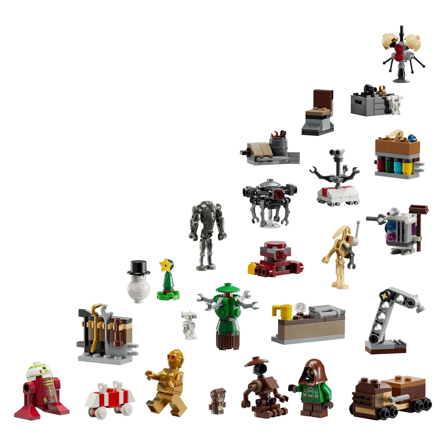 Lego 75418 Star Wars Advent Calendar 2025 Toy Birthday Present Blocks Educational Toys for Boys Girls Children 6 Years 7 Years 8 Years 9 Years Old Pretend Play Doll - Medaid International