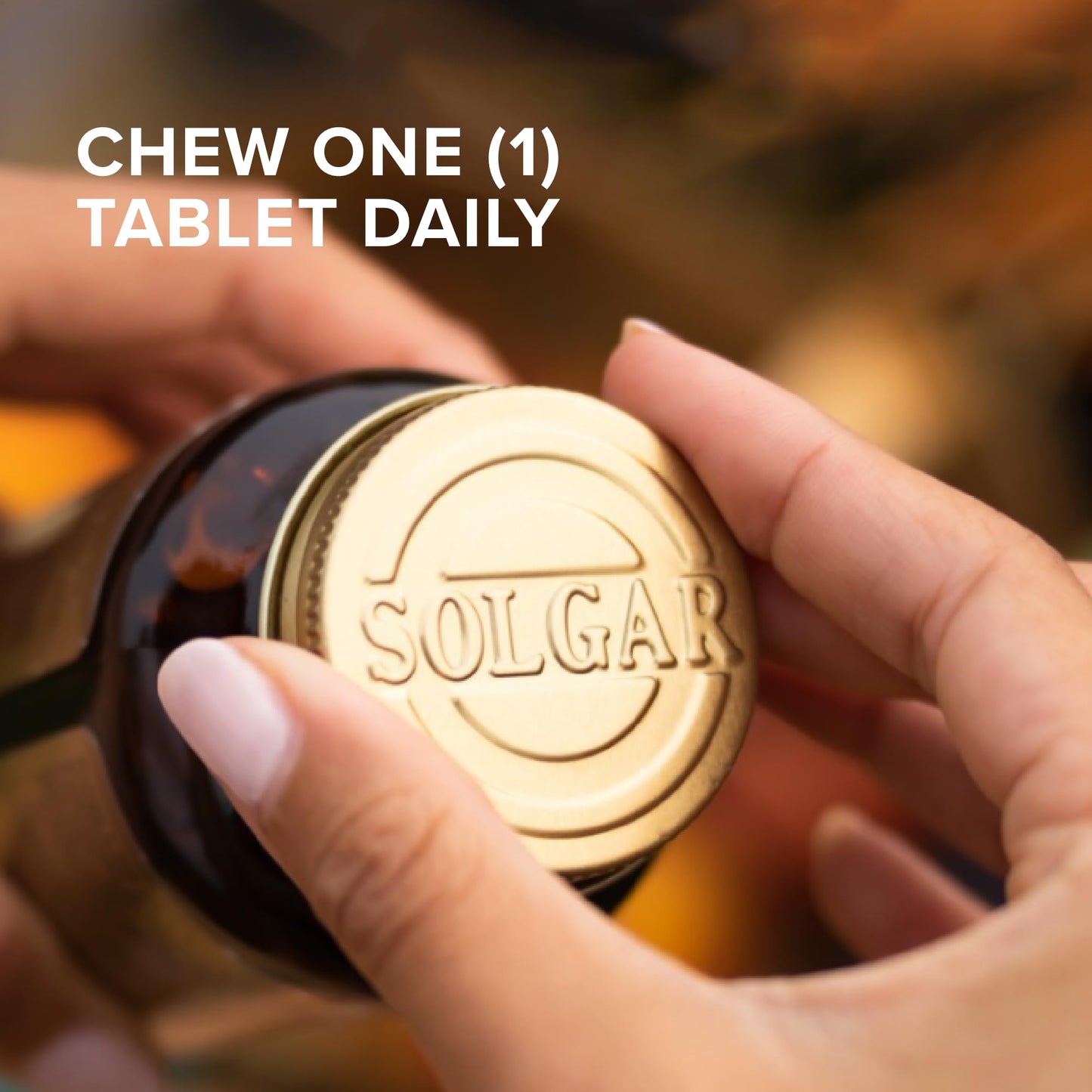 Solgar Vitamin D3 (Cholecalciferol) 25 mcg (1000 IU), Natural Strawberry Banana Swirl - 100 Chewable Tablets - Non-GMO, Kosher - 100 Servings - Medaid International