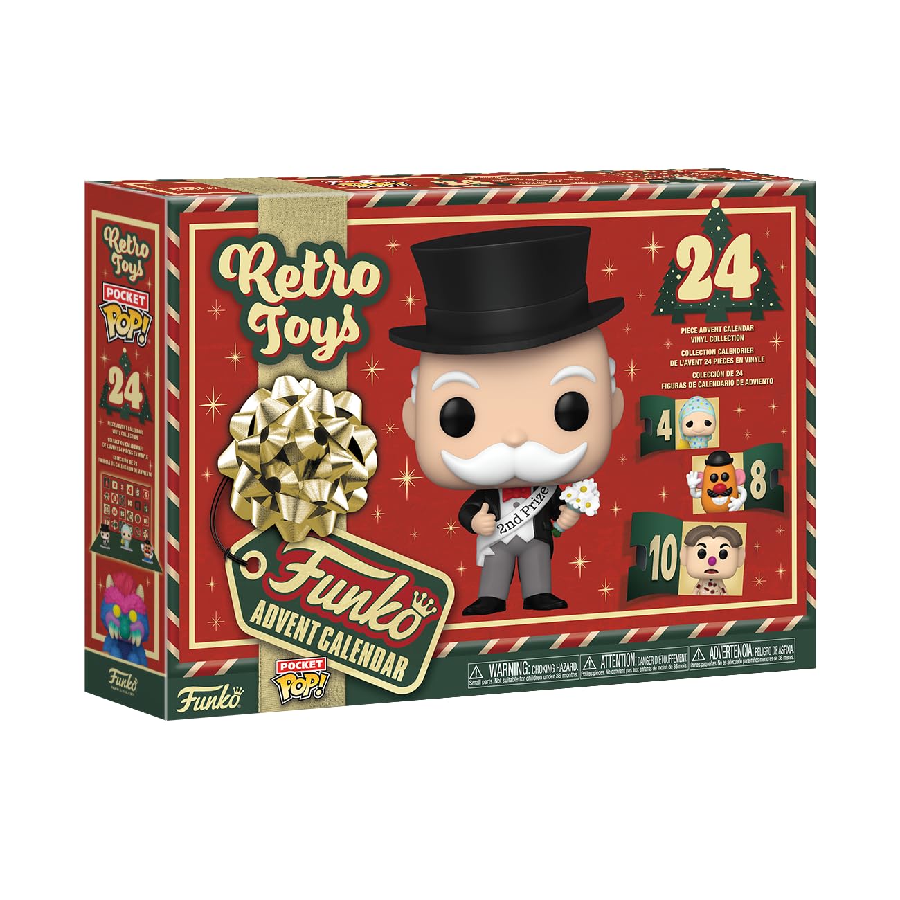 Funko Advent Calendar: Hasbro 2024 - Barrel of Monkeys - 24 Days of Surprise - Collectable Vinyl Mini Figures - Mystery Box - Gift Idea - Holiday Xmas for Girls, Boys & Kids - Christmas Countdown - Medaid International