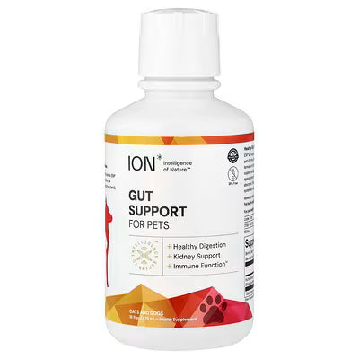 ION Intelligence of Nature, Gut Support For Pets, Cats and Dogs, 16 fl oz