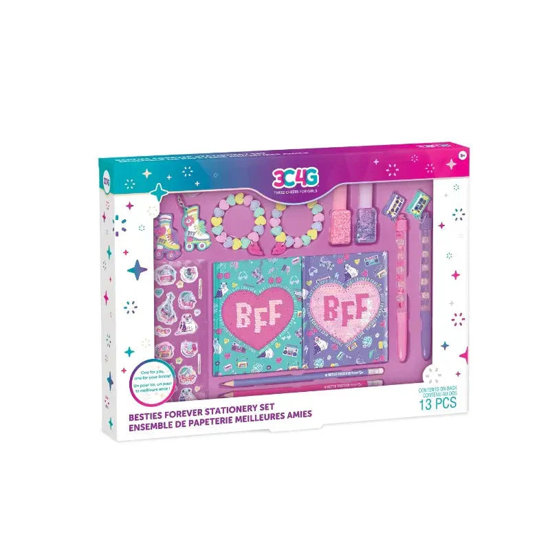 Besties Forever Stationery Set - 13pc Matching BFF Set - Medaid International