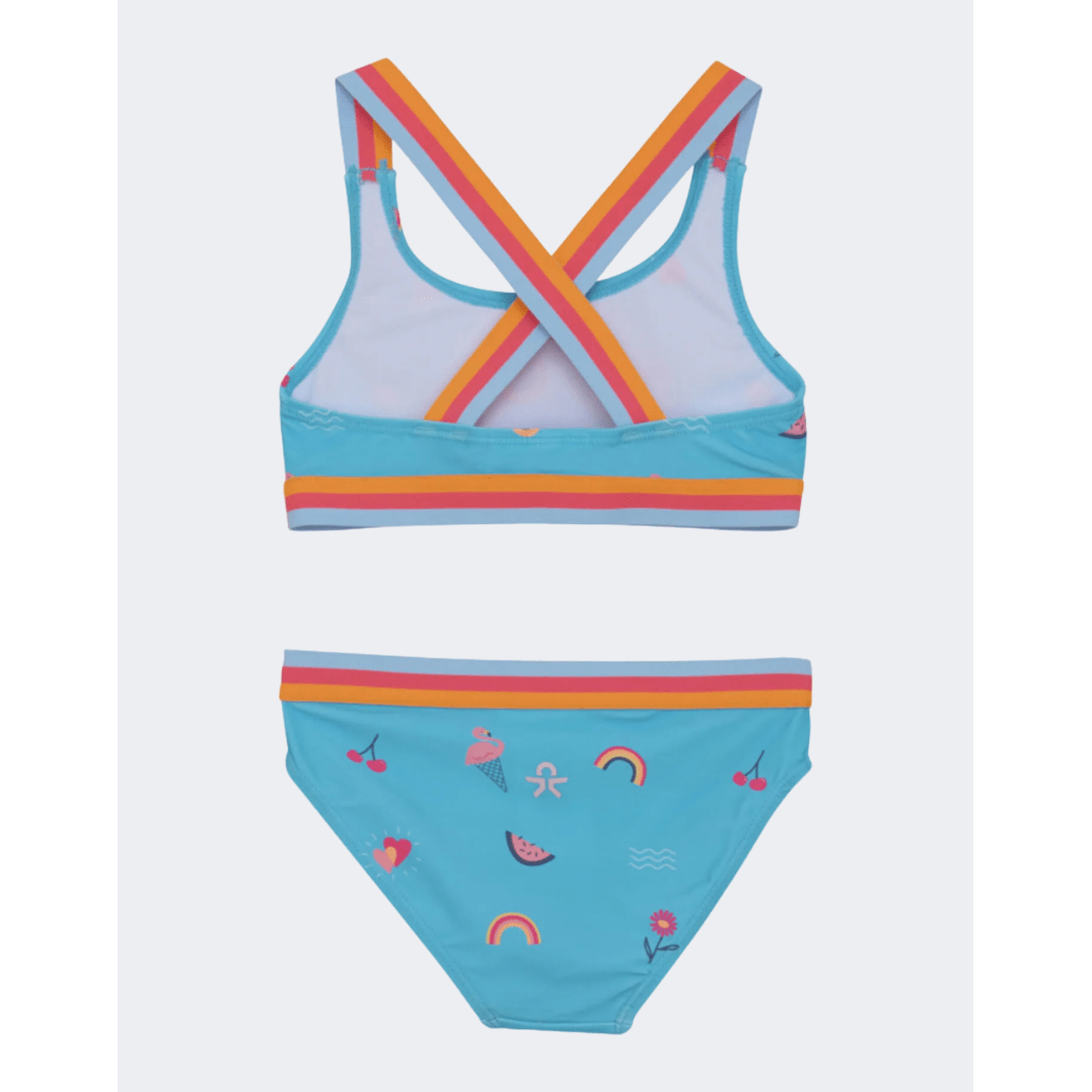 Color Kids Girls Beach Bikini Set Blue - Medaid International