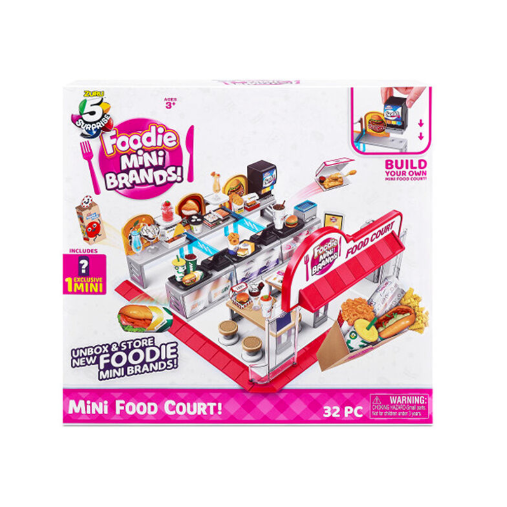 5 Surprise Foodie Mini Brands S1 Mini Food Court Playset - Medaid International