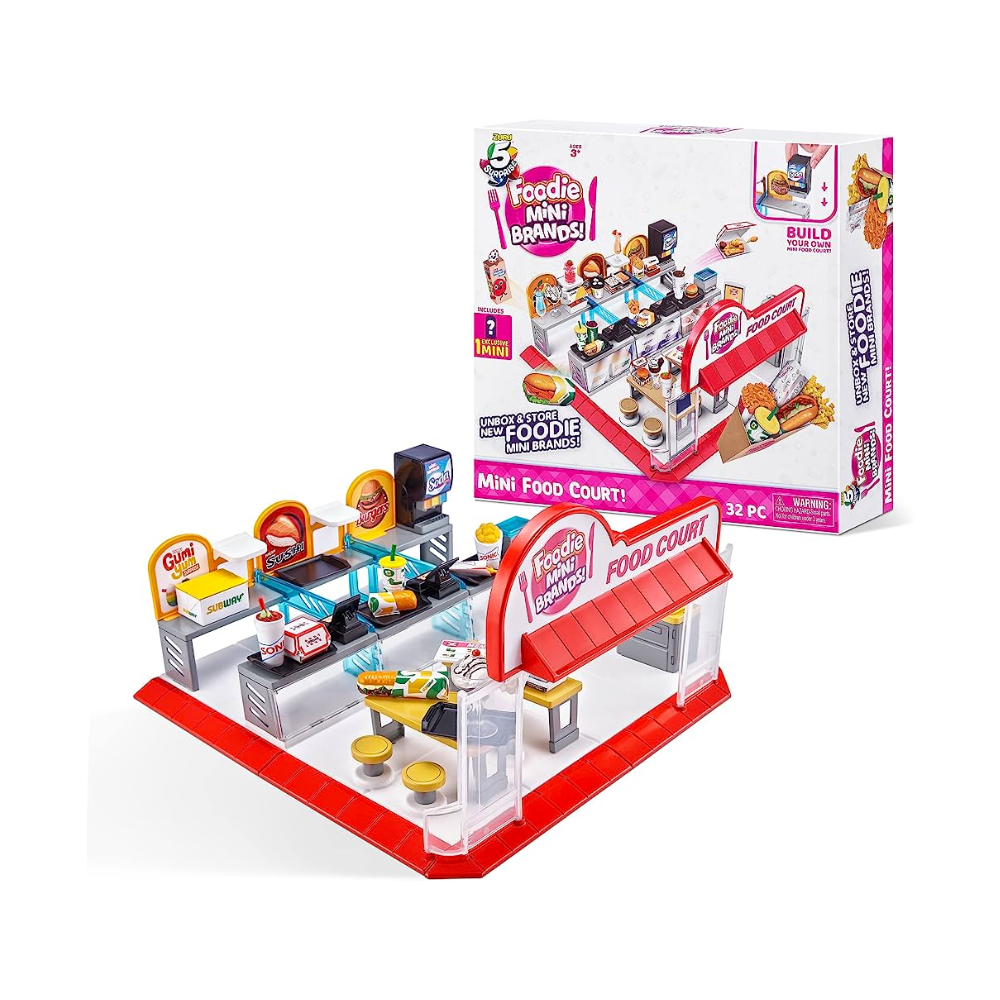 5 Surprise Foodie Mini Brands S1 Mini Food Court Playset - Medaid International