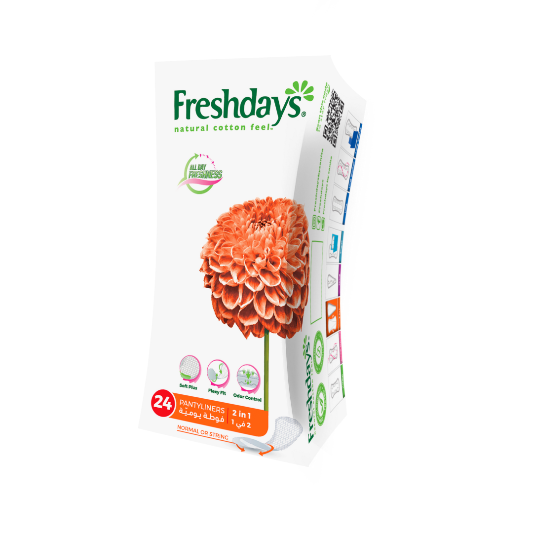 FRESHDAYS PANTY LINERS 2 IN 1 24'S - Medaid International