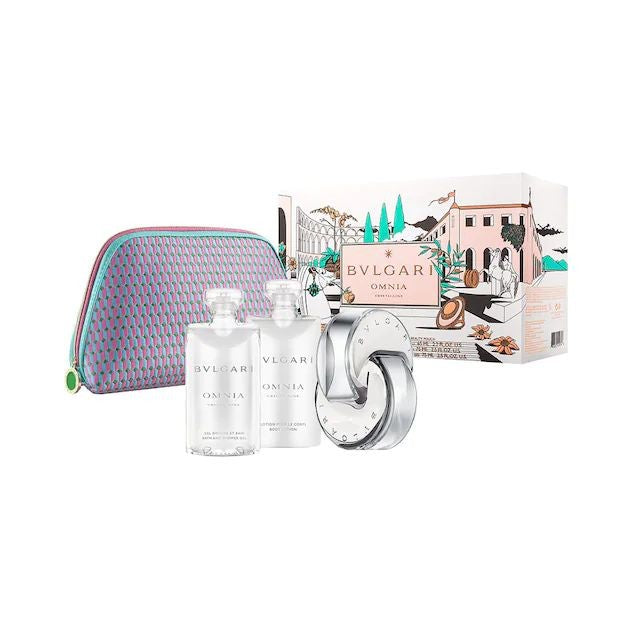 Bvlgari Omnia Crystalline Set With Beauty Pouch - Medaid