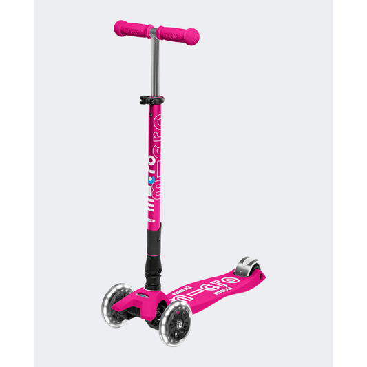 Micro Maxi Deluxe Girls Skating Scooter Shocking Pink - Medaid International
