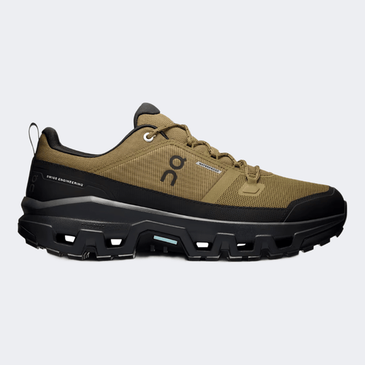 On Cloudrock Low Waterproof Men Hiking Shoes Hunter/Black - Medaid International