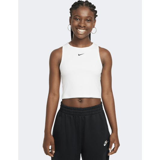 Nike Sportswear Rib Girls Lifestyle Tank White - Medaid International