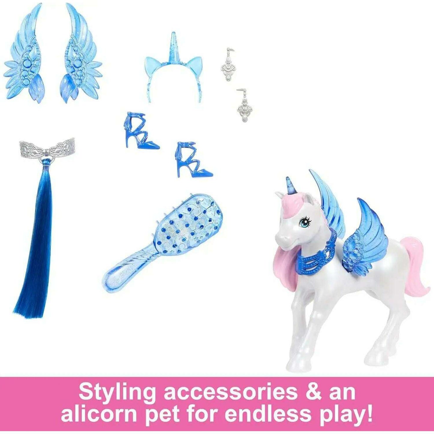Mattel Barbie Blue Haired Doll - Medaid International