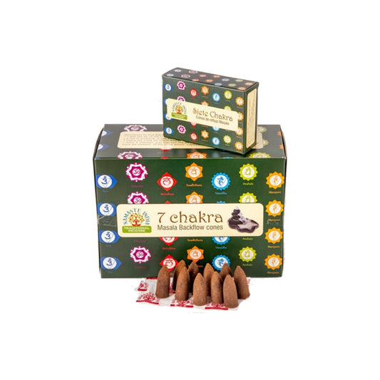 AROMA BACK FLOW CONES - 7 CHAKRA - Medaid International