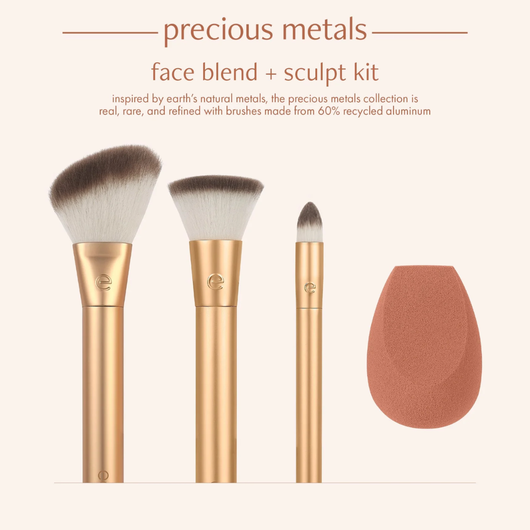 Ecotools Precious Metal Face Blend&Sculpt Kit 4 - Medaid