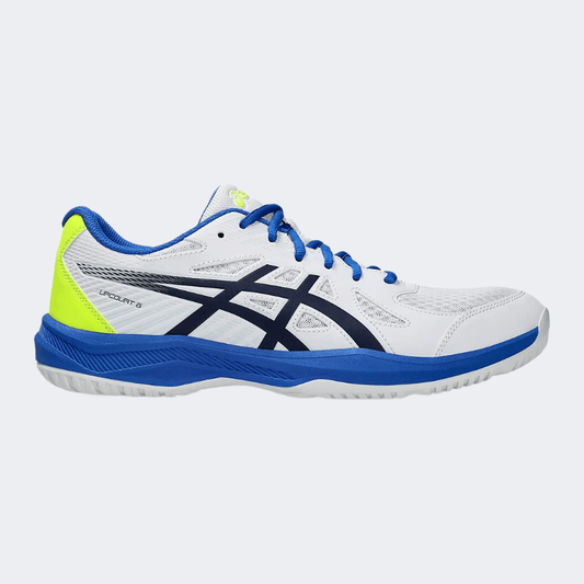 Asics Upcourt 6 Men Indoor Shoes White/Midnight - Medaid International