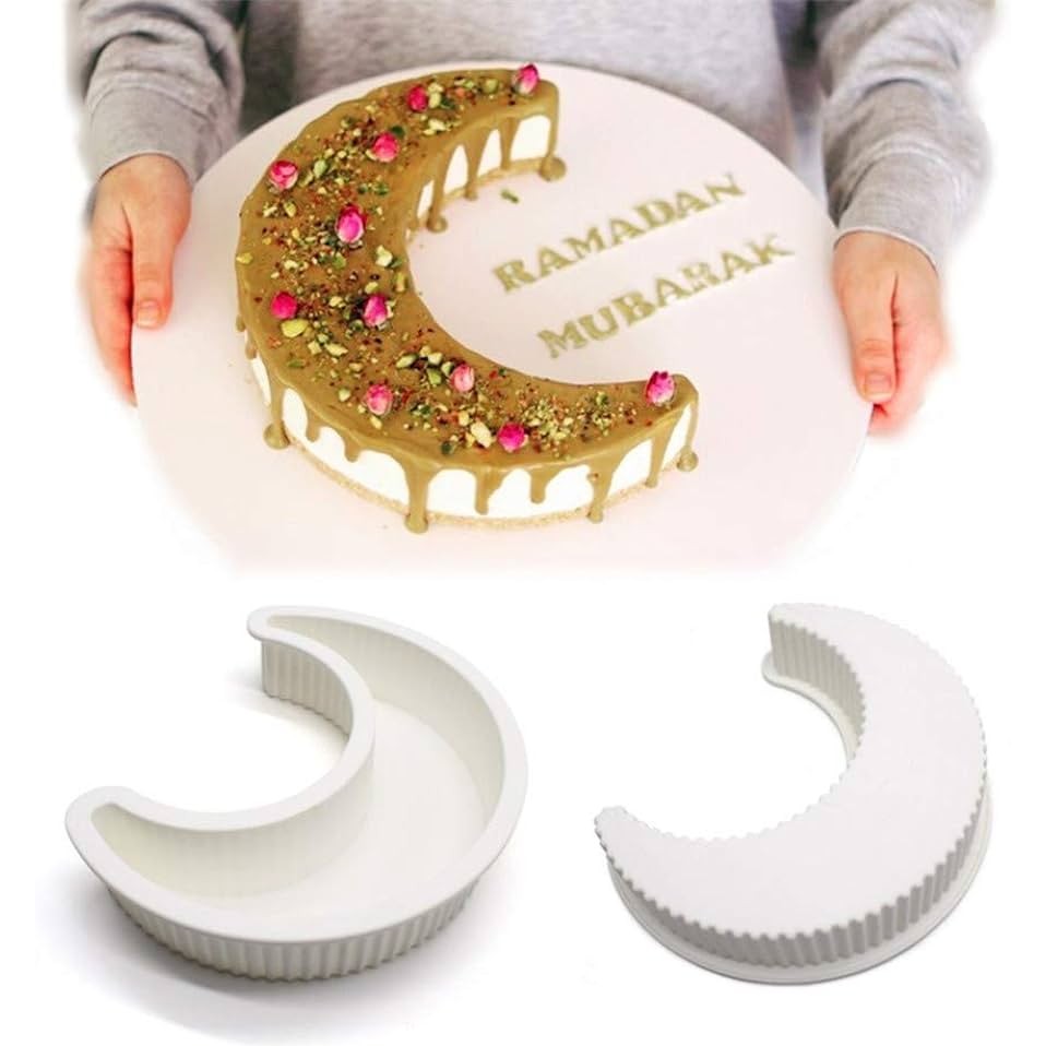Moon Cake Mould, Ramadan Baking Mould, Silicone, 26cm x 9.5cm