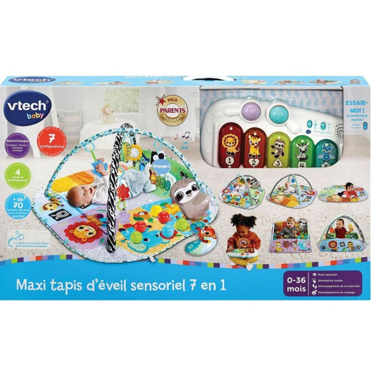 Vtech Maxi Tapis D'eveil Sensoriel 7 En 1 - Medaid International